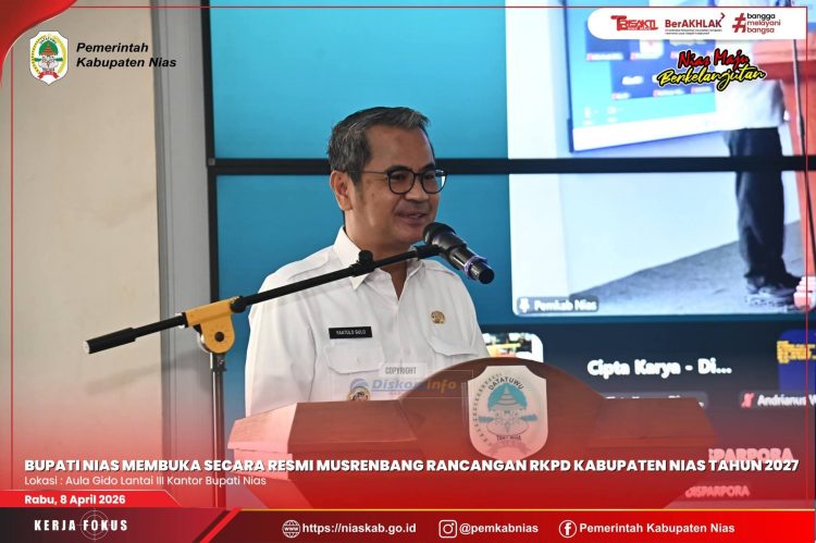 BUPATI NIAS RESMI BUKA MUSRENBANG RANCANGAN RKPD KABUPATEN NIAS TAHUN 2027
