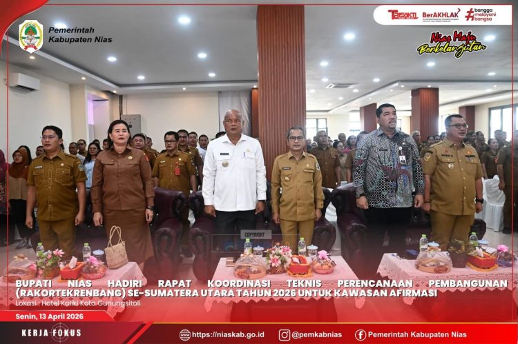 RAKORTEKRENBANG SUMUT 2026: PERKUAT SINERGI PEMBANGUNAN KAWASAN AFIRMASI