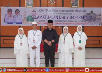 Wali Kota Gunungsitoli Lepas Calon Jamaah Haji 2026