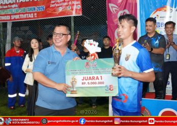 Puncak Danantara Cup 2026, Wali Kota Gunungsitoli Tutup Turnamen dan Serahkan Penghargaan