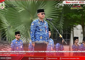 PEMKAB NIAS GELAR UPACARA PERINGATAN HARI OTONOMI DAERAH XXX TAHUN 2026