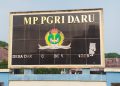 Miris !! Papan Nama SMP Daru Rusak Parah, Identitas Sekolah Nyaris Hilang