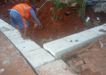 Pemasangan U-Ditch di Ciangir Nggak Beres, PPTK Kecamatan Legok Pastikan Akan Ada Evaluasi dari Pelaksana Kegiatan