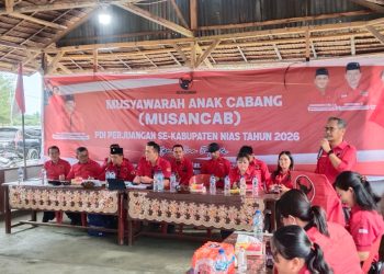 PAC PDI Perjuangan se-Kabupaten Nias Komitmen Kibarkan Bendera Partai Hingga ke Pelosok