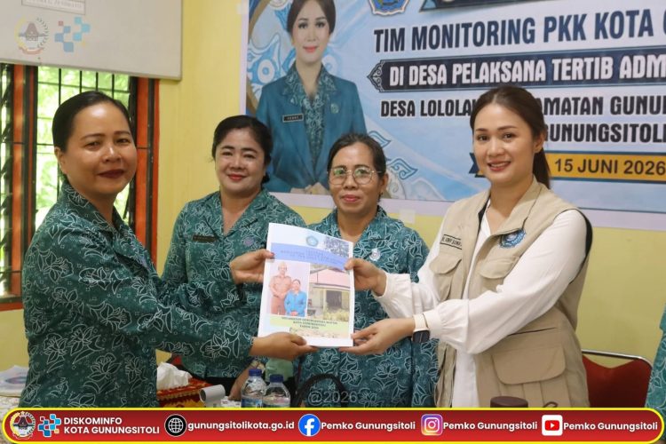 Perkuat Fondasi Gerakan PKK, TP PKK Kota Gunungsitoli Monitoring Tertib Administrasi di Lölölawa