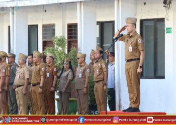 Pimpin Upacara, Sekda Gunungsitoli Dorong Percepatan Kinerja, Akuntabilitas, dan Transformasi Digital