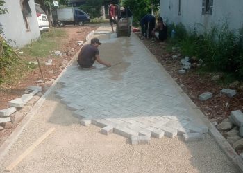 Pelaksana Paving Blok di Mekarbakti Panongan Diduga Curang, LipanHam : Pengawas dan PPTK jangan Lindungi Kontraktor Nakal