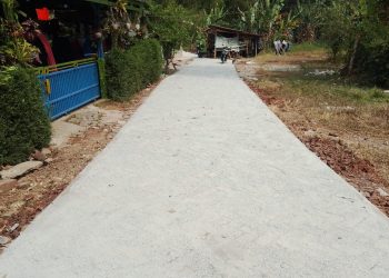 Pembangunan Jalan Lingkungan di Palasari Diapresiasi, Warga : Semoga Kecamatan Legok Semakin Gemilang