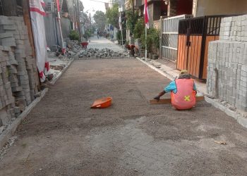 Dikerjakan Salah Teknis, Proyek Paving Aspirasi Dewan TB Luay Sofhani di Dasana Indah Berpotensi Buang-Buang Anggaran