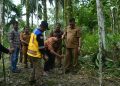 Bupati Nias Selatan Lakukan Pematokan Pembangunan Jembatan di Desa Ulu Idano Duo