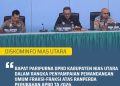 RAPAT PARIPURNA DPRD KAB NIAS UTARA DALAM RANGKA PENYAMPAIAN PEMANDANGAN UMUM FRAKSI-FRAKSI ATAS RANPERDA PERUBAHAN APBD TA 2026