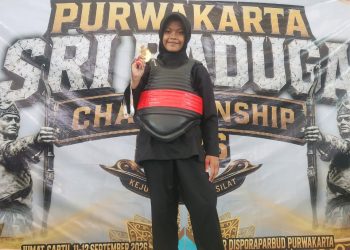 ROELIA AULIA SAPOETRI RAIH MEDALI EMAS, BANGGAKAN PURWAKARTA DI SRIBADUGA CHAMPIONSHIP 2026