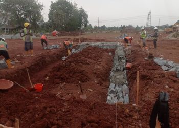 Proyek Sarpras dan RTH Stadion Mini Curug Diduga Tidak Sesuai Teknis, DTRB Kabupaten Tangerang Terkesan Tutup Mata