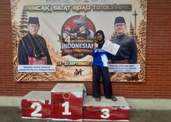 Ikuti Event Bergengsi Indonesia Open Championship 2026, Dewi khiandra Atlet Pencak Silat Asal Tangsel Sabet Medali Perunggu