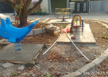 Kualitas Material Penataan Taman di Cluster Kaliandra Diduga Dibawah Standar, LipanHam : Harus Diganti dan Dievaluasi
