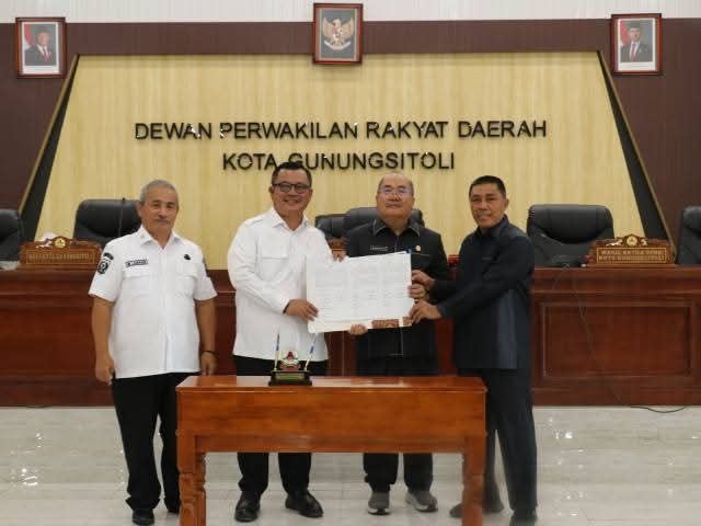 DPRD Kota Gunungsitoli Gelar Rapat Paripurna Penandatanganan Nota Kesepakatan KUA dan PPAS P-APBD TA 2026