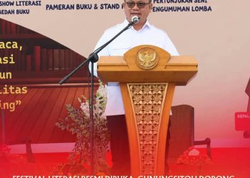 Festival Literasi Resmi Dibuka, Gunungsitoli Dorong Budaya Membaca dan Kreativitas Generasi Muda