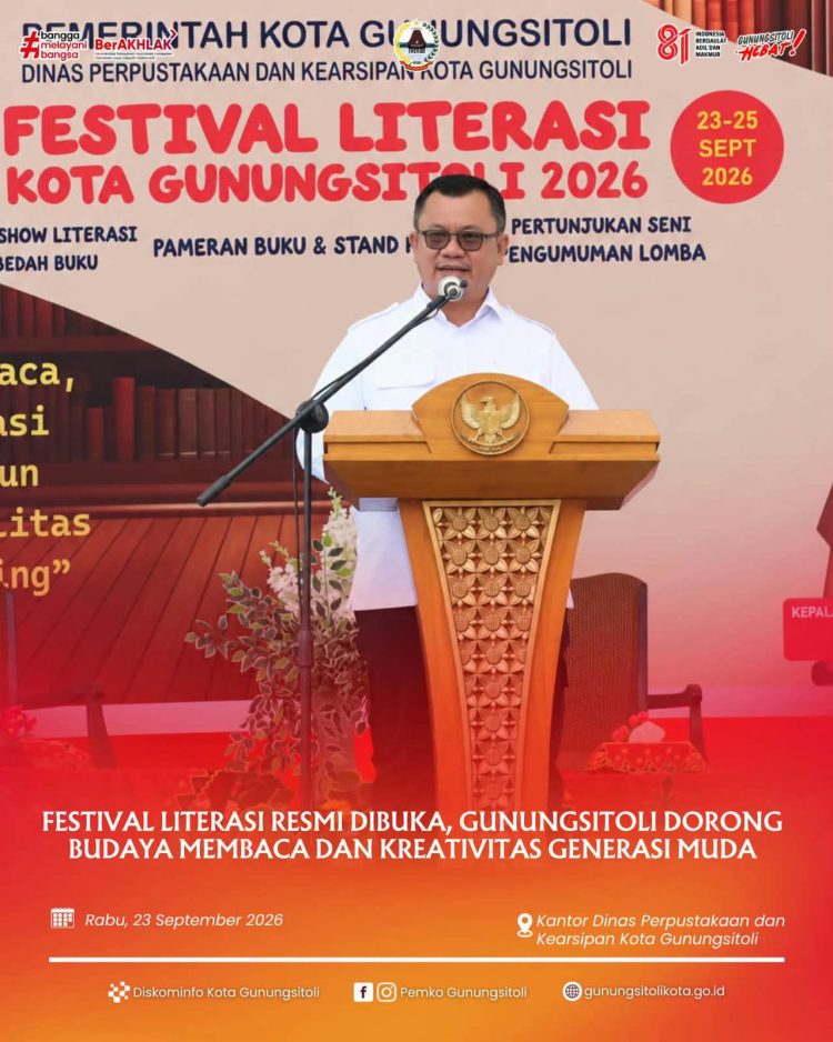 Festival Literasi Resmi Dibuka, Gunungsitoli Dorong Budaya Membaca dan Kreativitas Generasi Muda