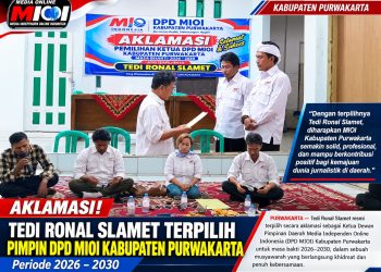 Selamt Kepada Tedi Ronal Slamet Terpilih Secara Aklamasi Pimpin DPD MIOI Purwakarta Periode 2026–2030