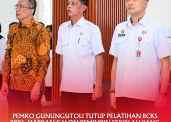 Pemko Gunungsitoli Tutup Pelatihan BCKS 2026, Siapkan Calon Pemimpin Sekolah yang Berintegritas dan Inovatif