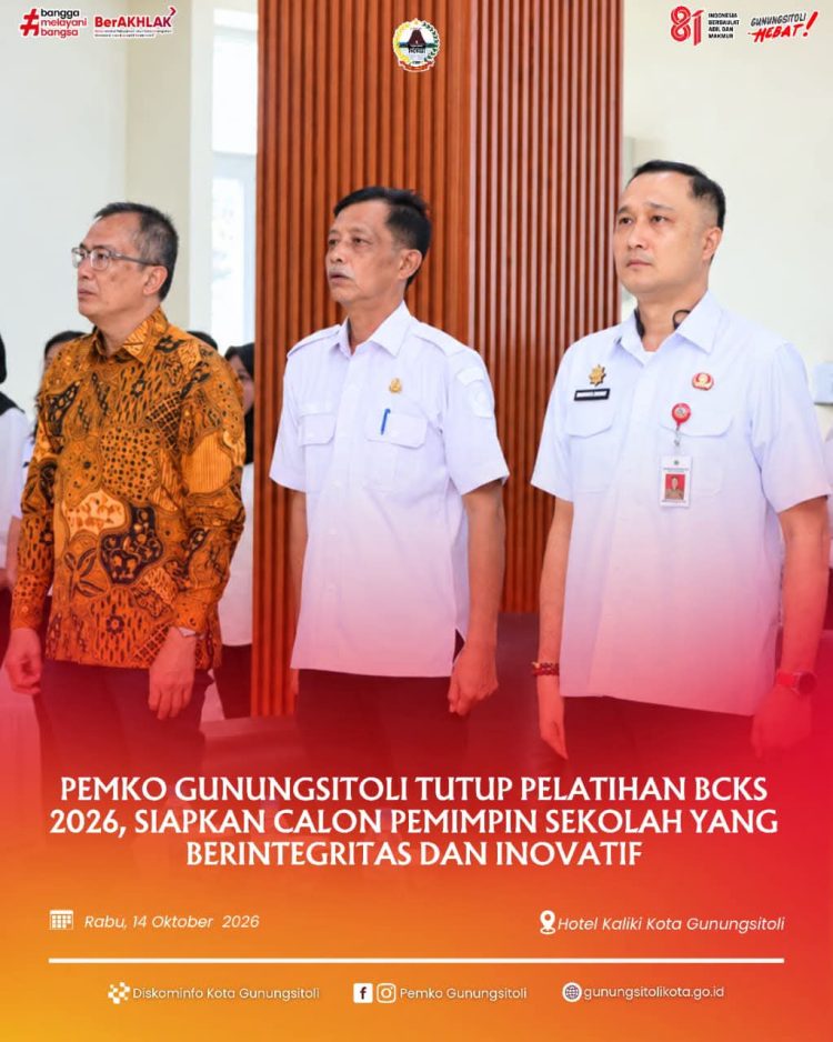 Pemko Gunungsitoli Tutup Pelatihan BCKS 2026, Siapkan Calon Pemimpin Sekolah yang Berintegritas dan Inovatif