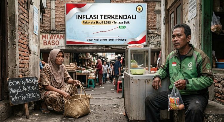 Inflasi Terkendali, Rakyat Kecil Belum Tentu Terlindungi