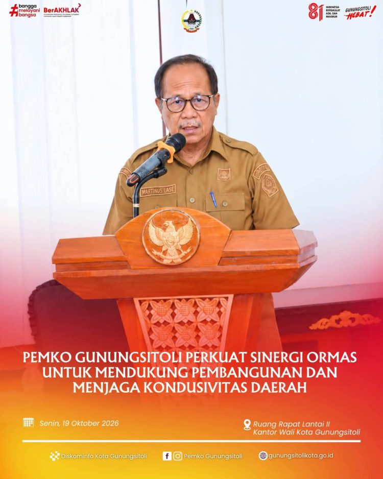 Pemko Gunungsitoli Perkuat Sinergi Ormas untuk Mendukung Pembangunan dan Menjaga Kondusivitas Daerah