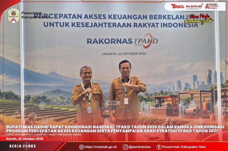 BUPATI NIAS HADIRI RAPAT KOORDINASI NASIONAL TPAKD TAHUN 2026