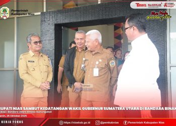 Bupati Nias dan Walikota Gunungsitoli Sambut Kedatangan WagubSu